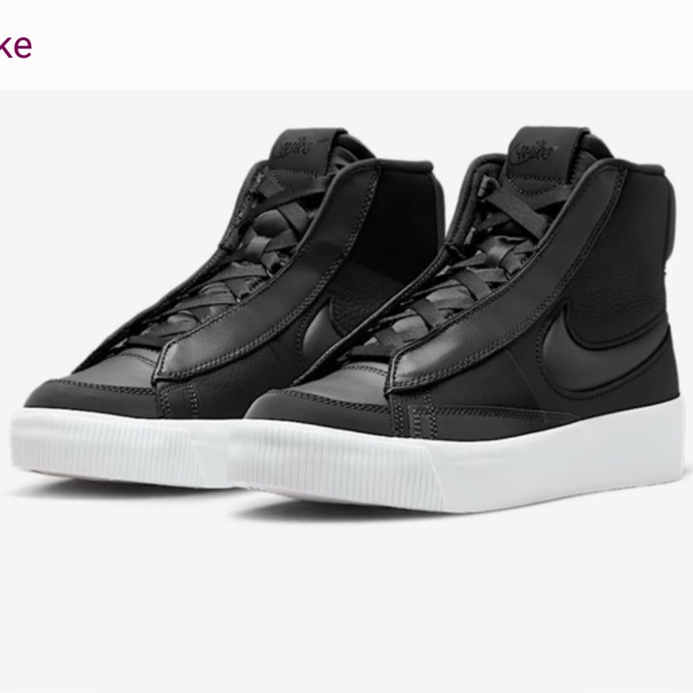 New Nike Blazer Mid Victory Black and White Shoes women’s size 8. New